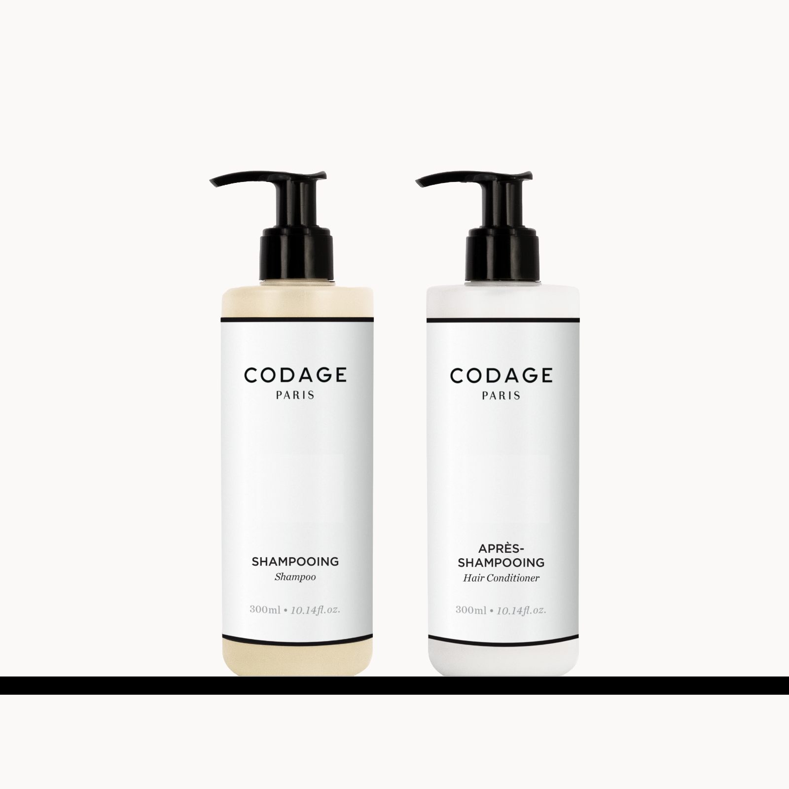 CODAGE Paris Amenities Shampoo Hair Radiance Program