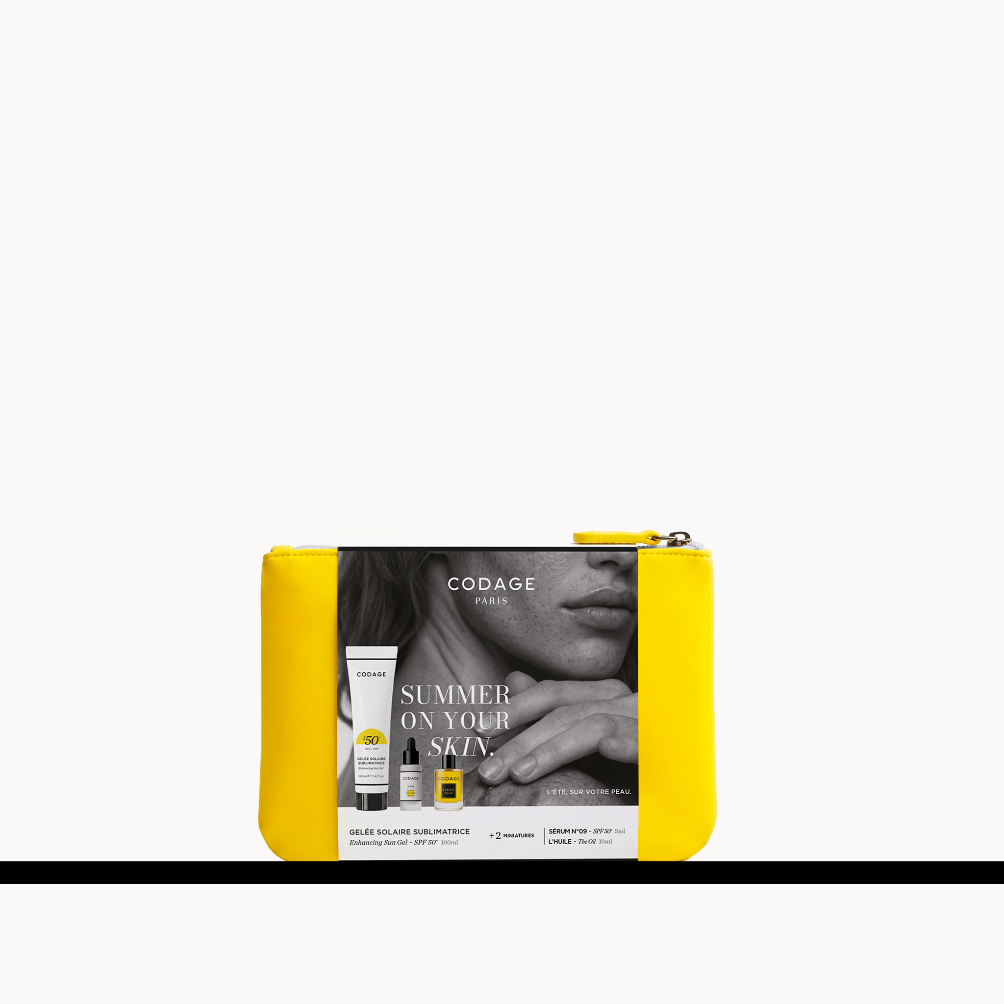 CODAGE Paris Product Collection Yellow Suncare Edit