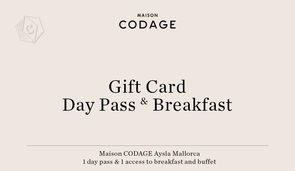 CODAGE Paris Gift Card Gift Cards CODAGE Interlude Maison CODAGE Mallorca | Day Pass & Breakfast