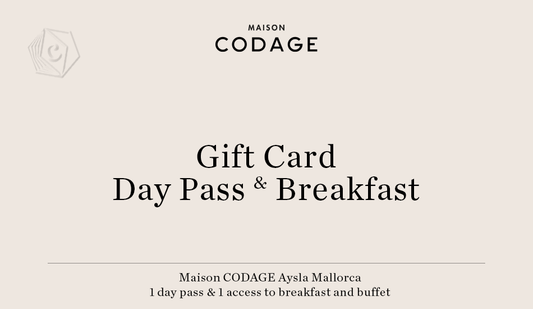 CODAGE Paris Gift Card Gift Cards CODAGE Interlude Maison CODAGE Mallorca | Day Pass & Breakfast