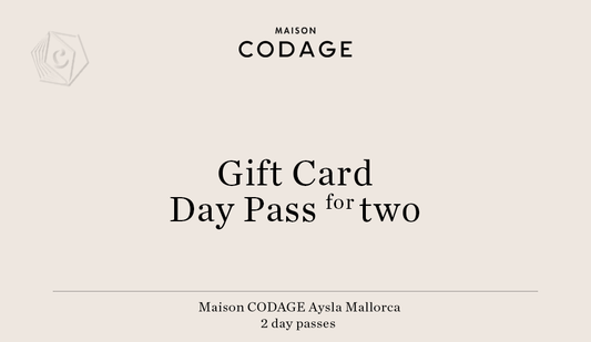 CODAGE Paris Gift Card Gift Cards Day Pass for Two Maison CODAGE Mallorca | Day Pass for Two
