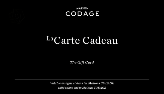 <p>The CODAGE e-Gift Card</p>