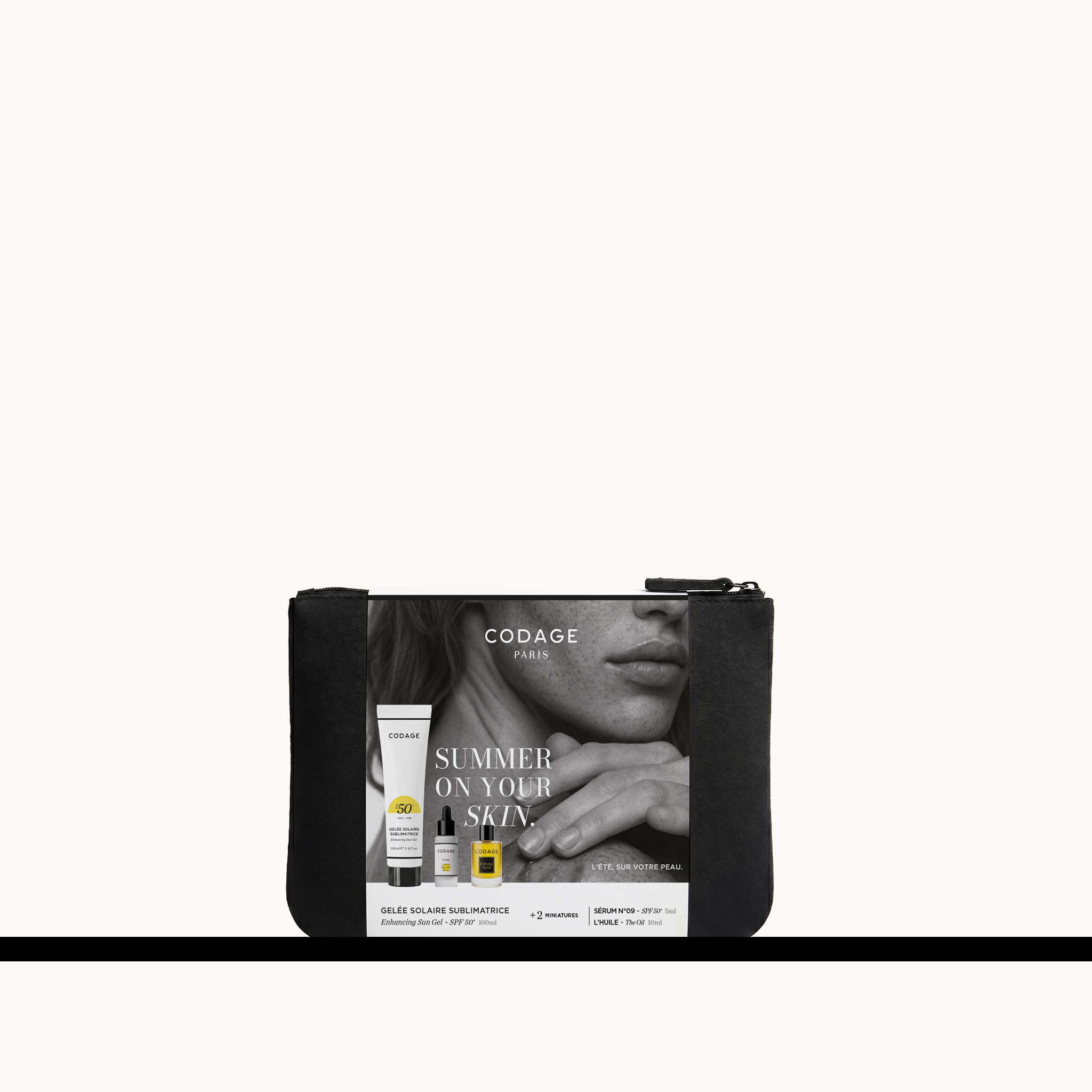 CODAGE Paris Product Collection Black Suncare Edit