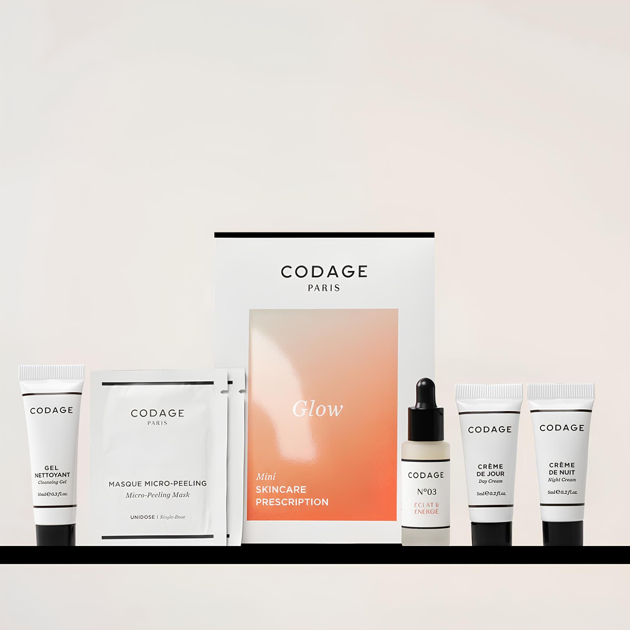 Mini Skincare Prescription Glow | CODAGE Paris Official website
