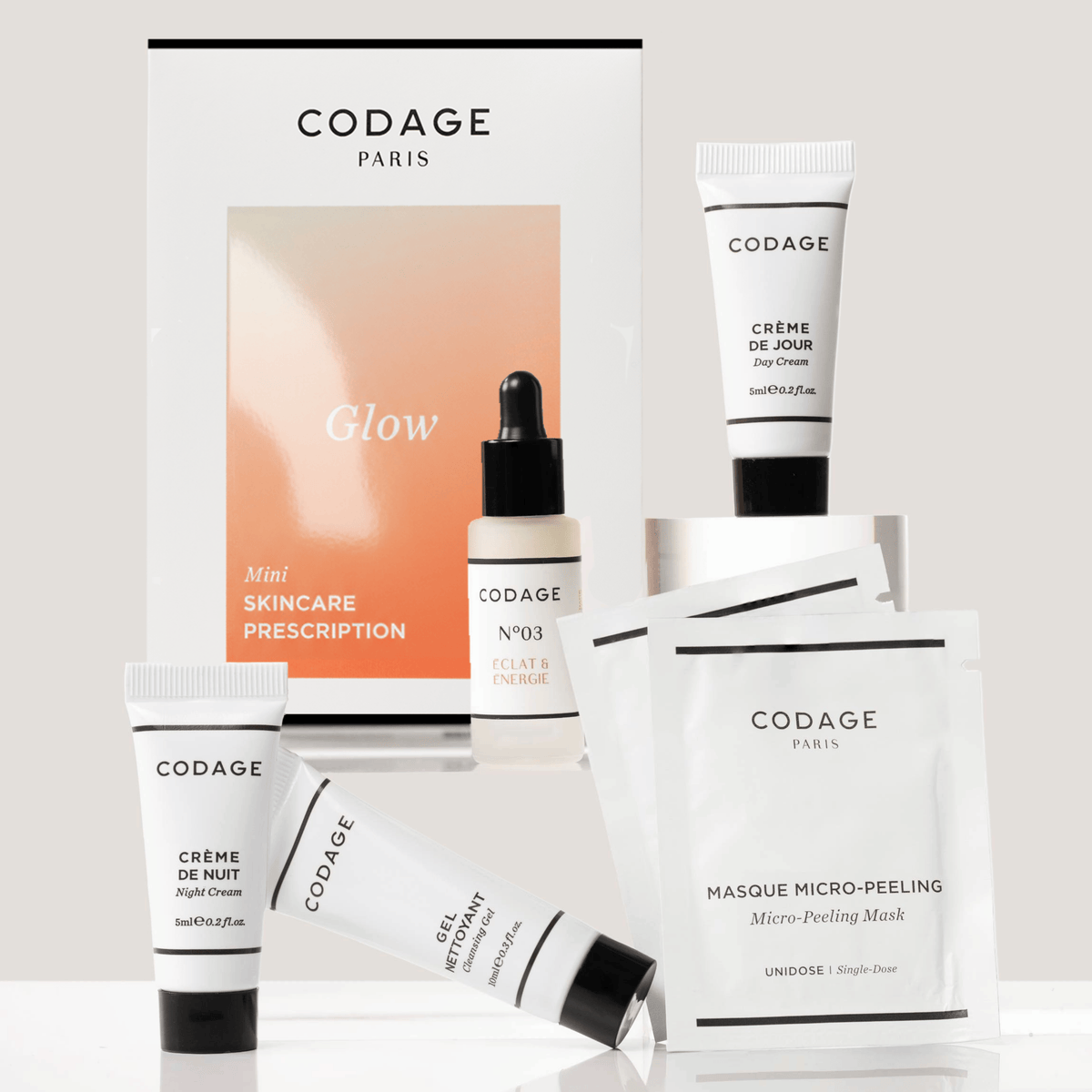 Codagge Mini Skincare Prescription Glow | CODAGE Paris Official website