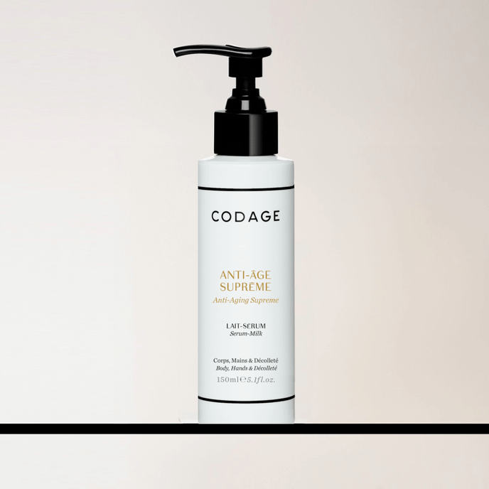 codage Lait Serum Corps Anti-Âge & Raffermissant