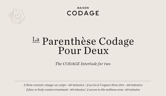 CODAGE Paris Gift Cards The CODAGE Interlude e-Gift Card x2