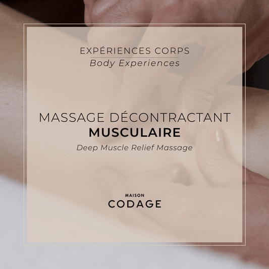CODAGE Paris Treatment Deep Muscle Relief Massage
