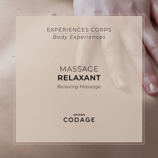 CODAGE Paris Treatment Relaxing Massage